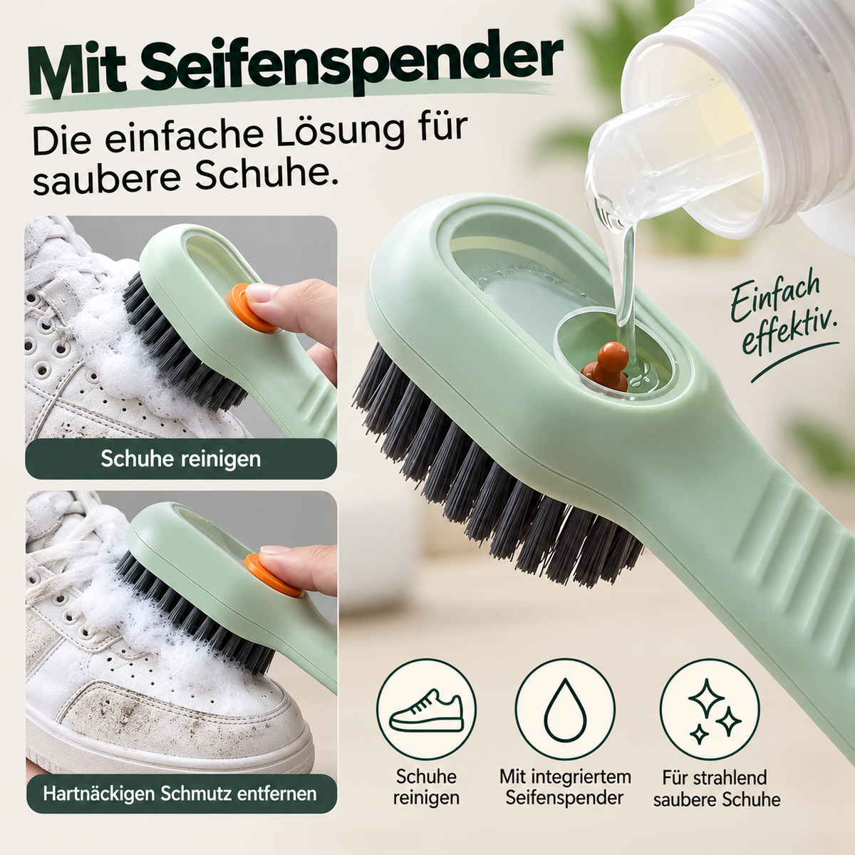 Washkick - flüssige Schuhbürste