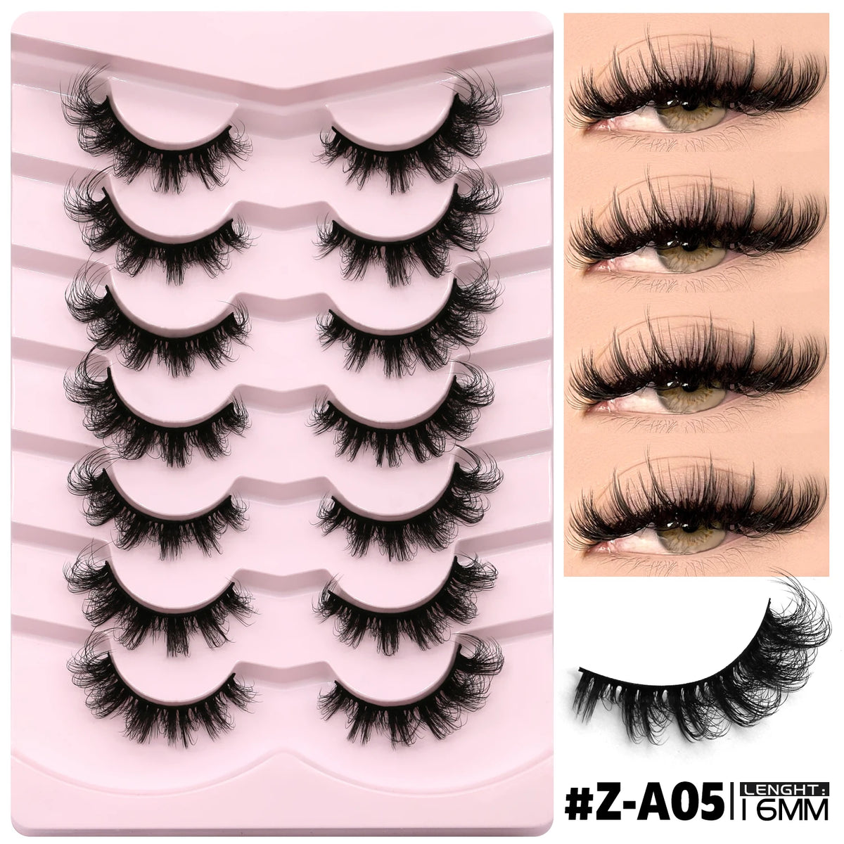 Luxurious 3D Mink Effect False Eyelashes