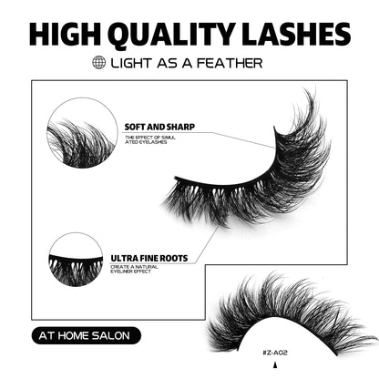 Luxurious 3D Mink Effect False Eyelashes