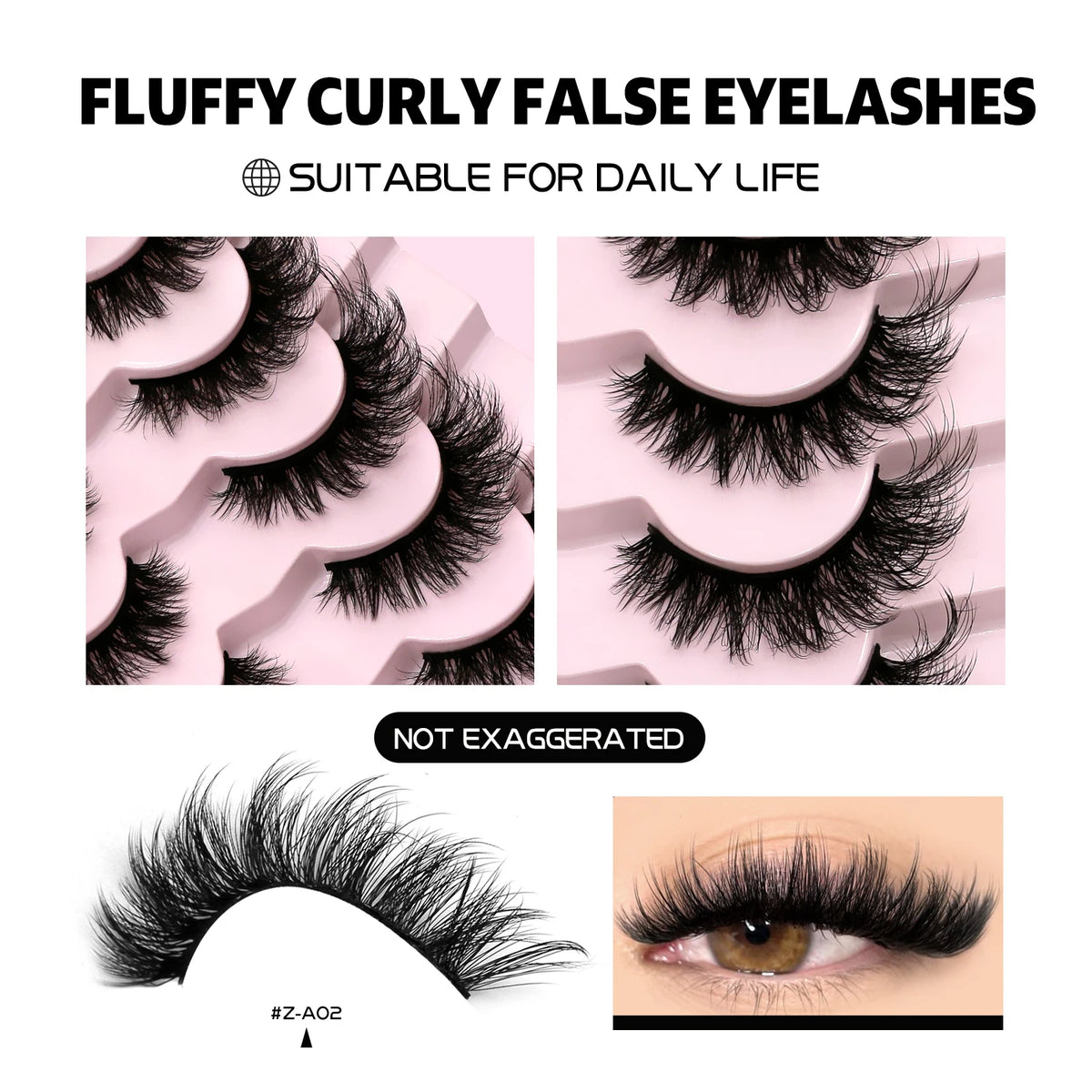 Luxurious 3D Mink Effect False Eyelashes