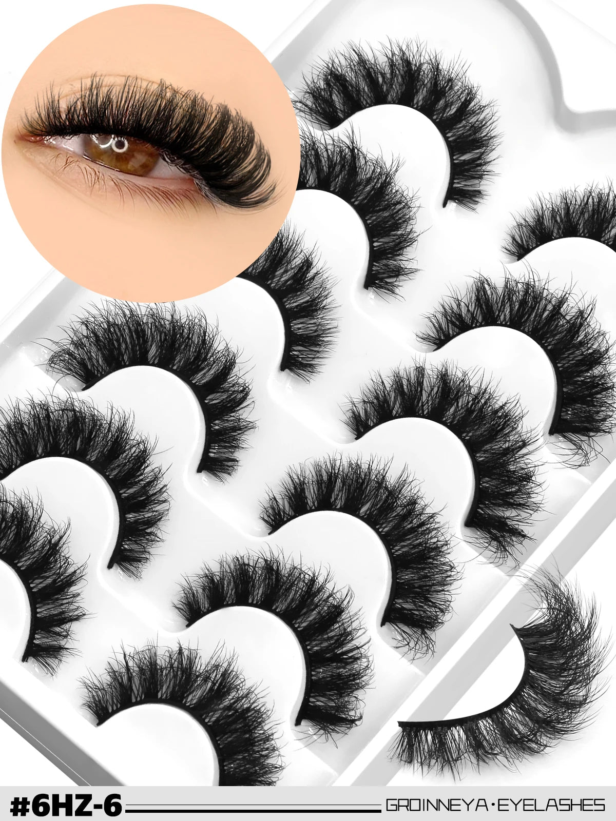 Luxurious 3D Mink Effect False Eyelashes